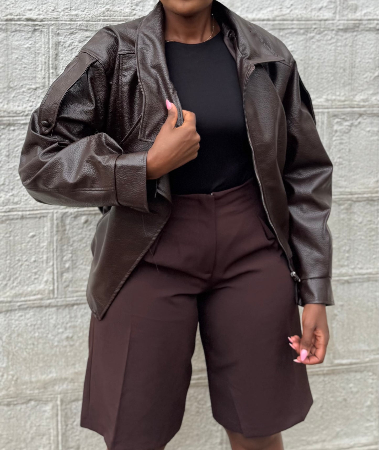 Aria Rebel Grain Leather Jacket