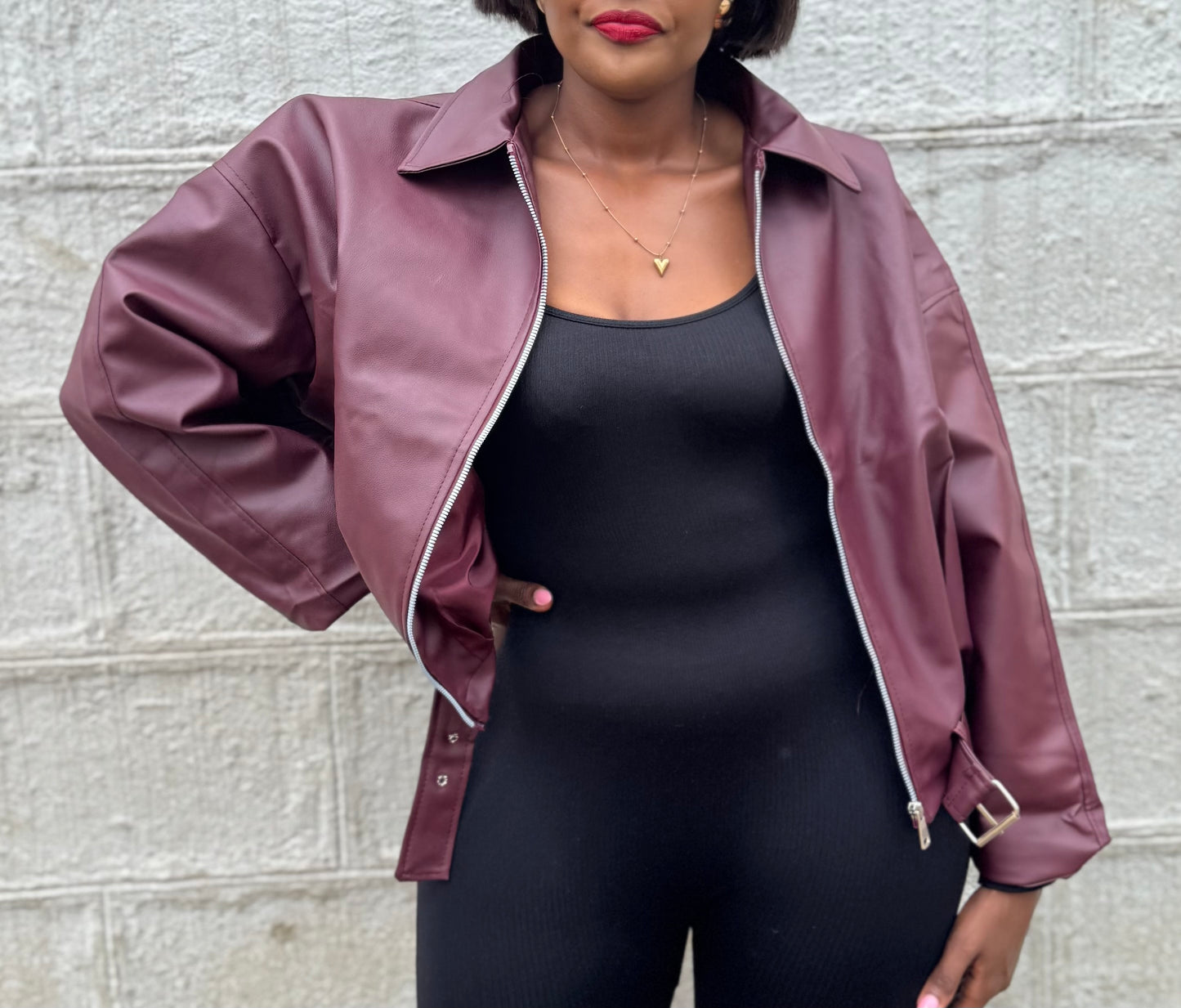 Nova Off-Duty Leather Bomber