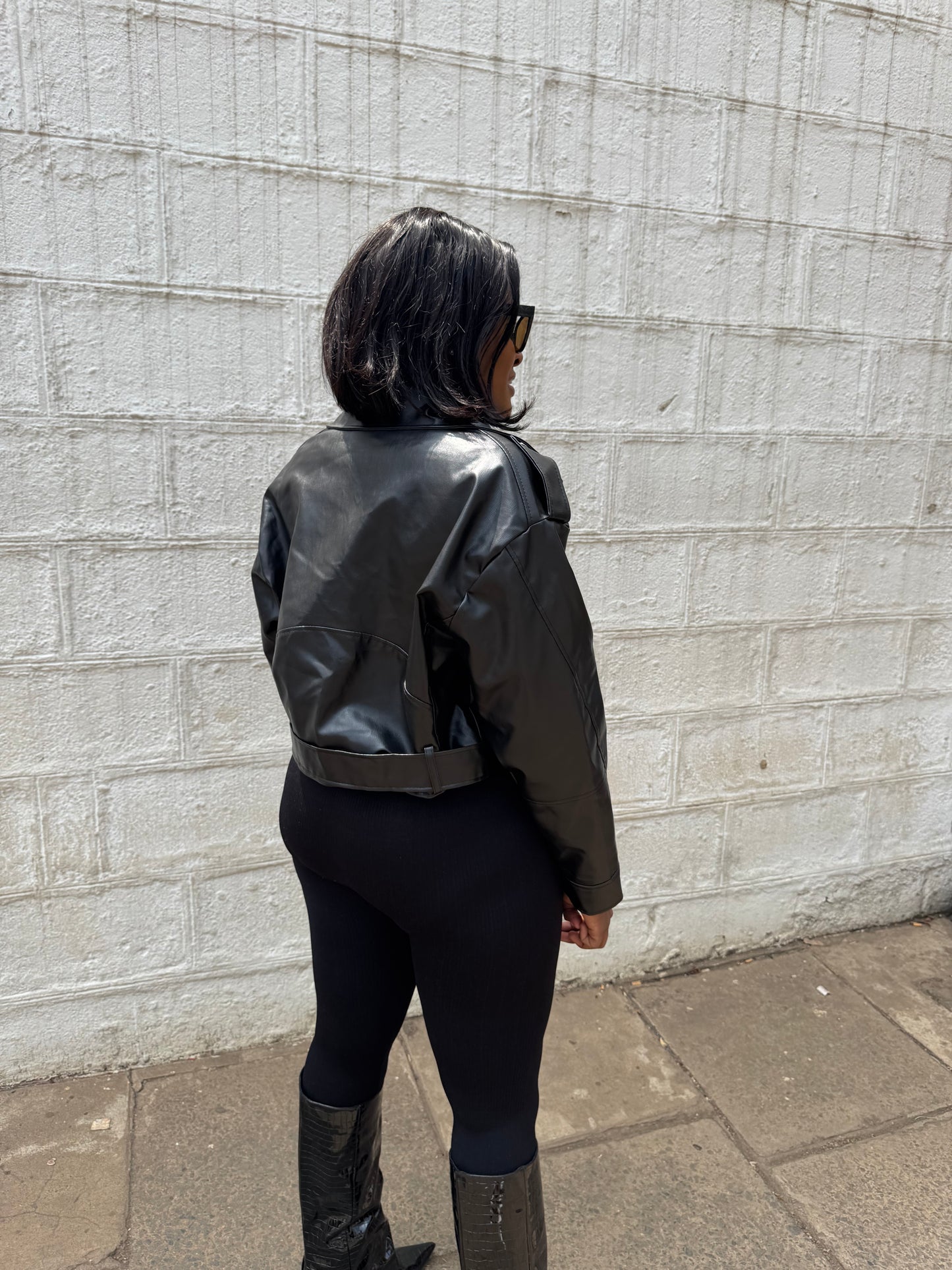 The Rebel Arc Leather Jacket
