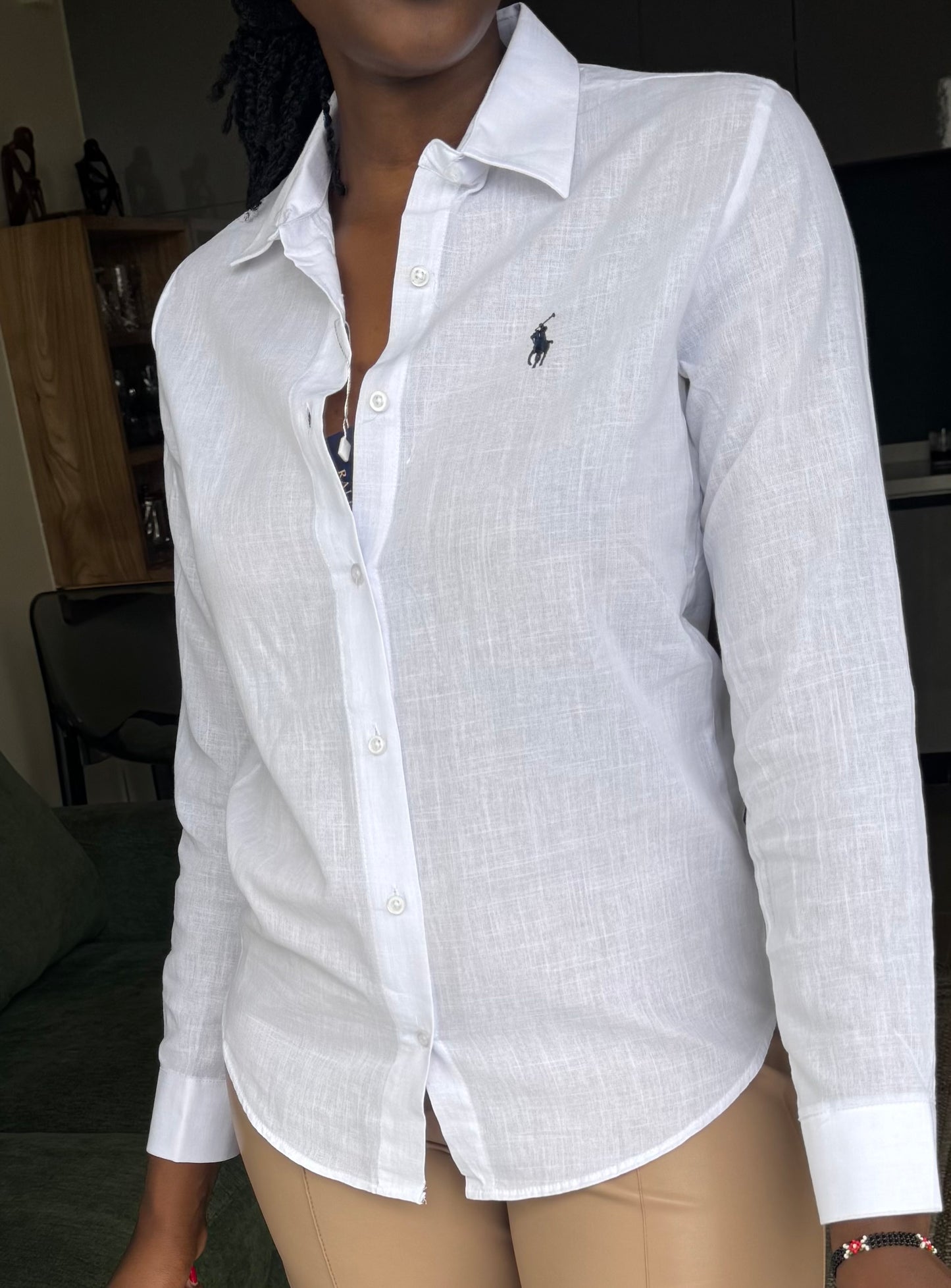 Polo Slim-fit Linen Shirt