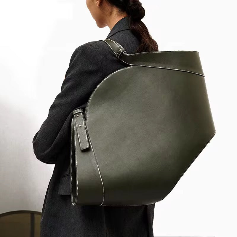 Sculpted Leather Carryall