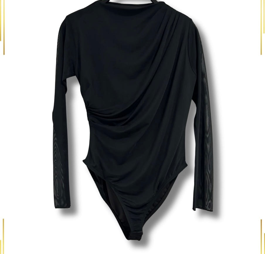 Mesh Ruched Bodysuit