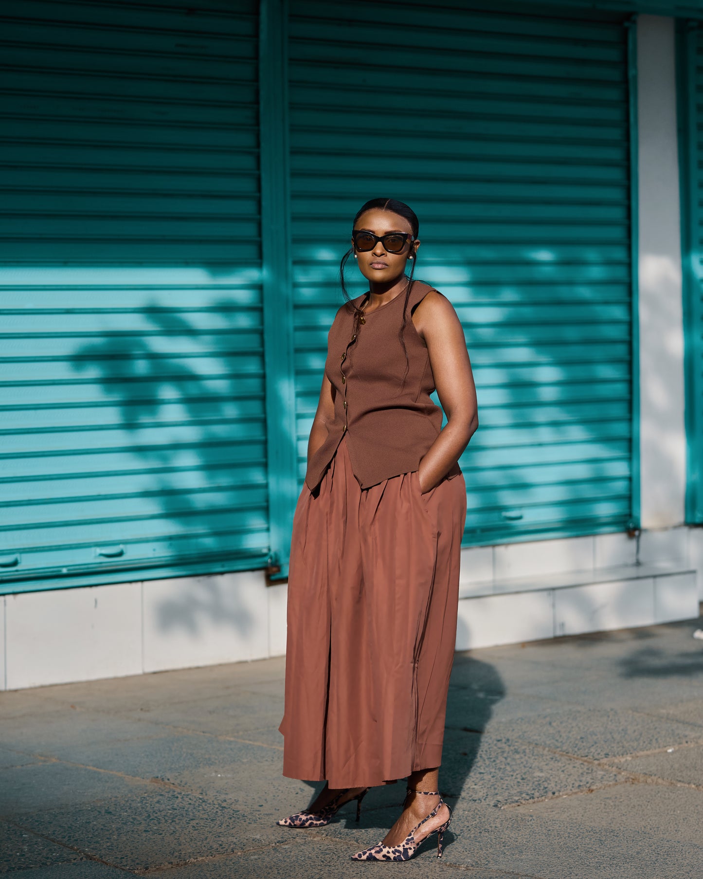 Poplin Maxi Skirt