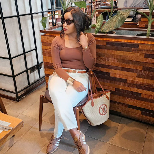 Square-neck Bodysuit