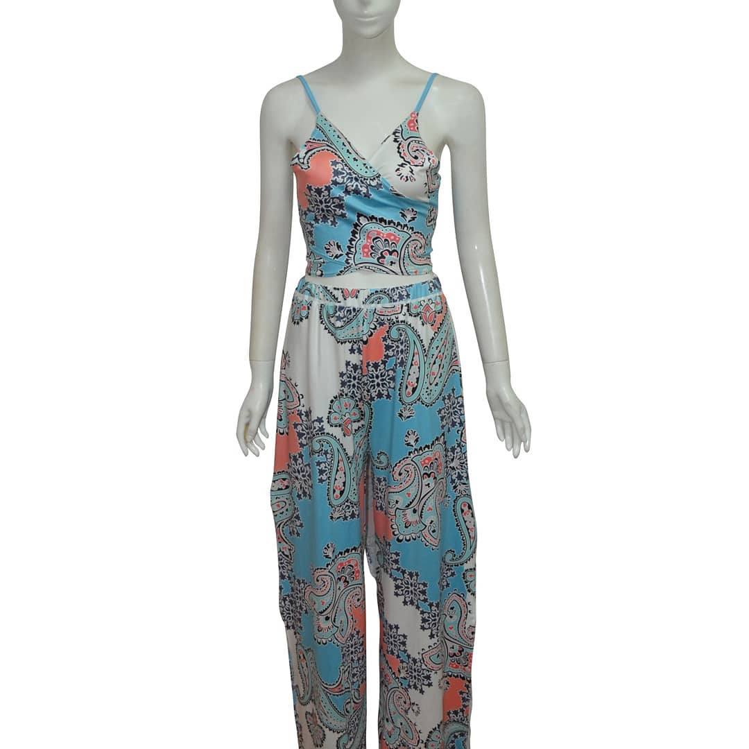 Side Slit Pant Set