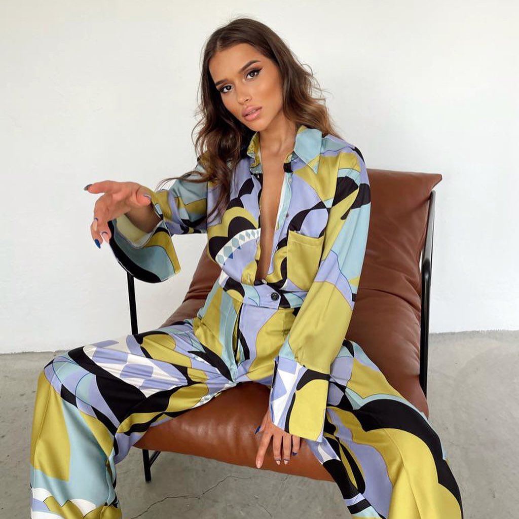 Satin Abstract Set