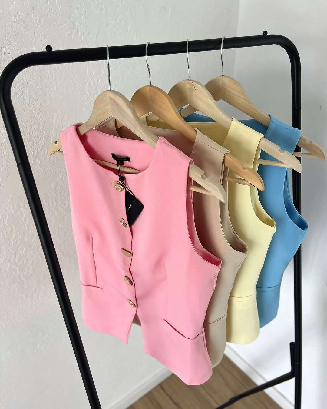 Massimo Gold-buttoned Halfcoat