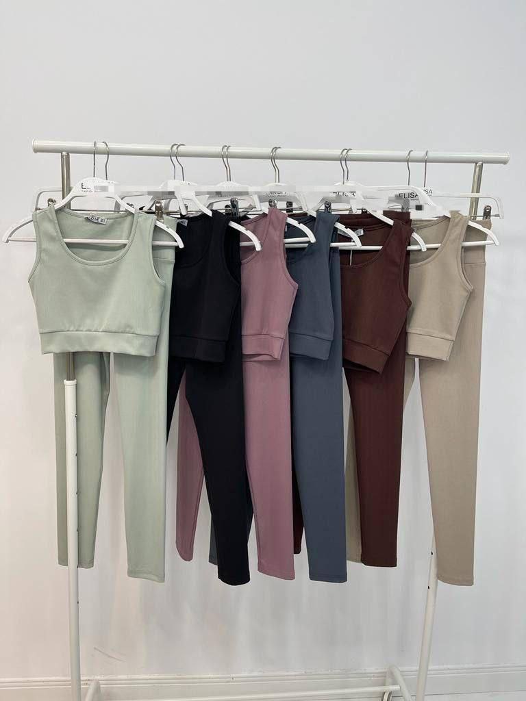 Ribbed Leggings Set
