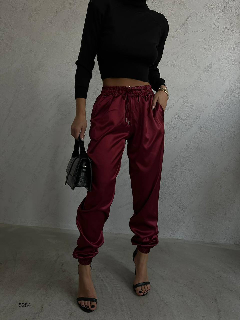 Satin Joggers