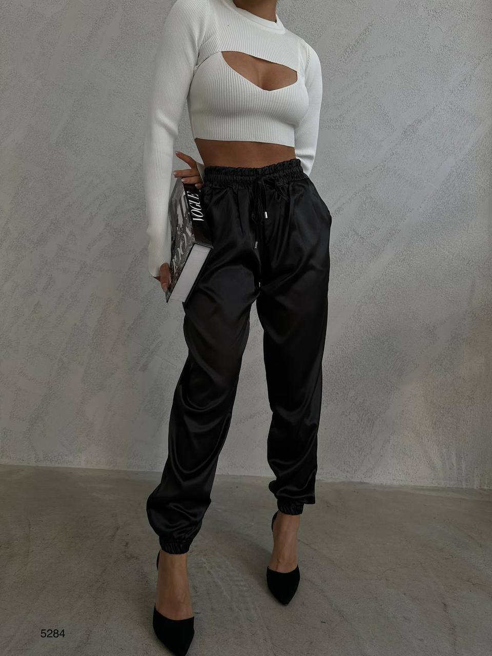 Satin Joggers